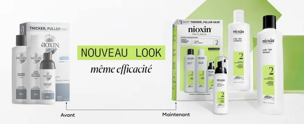 NIOXIN System 2 - pour Cheveux Naturels Chute Avanc e - Kit/Shampoing/Apr s-Shampoing/Soin pour Cuir Chevelu Step 3 Hair Thickener - product information 11