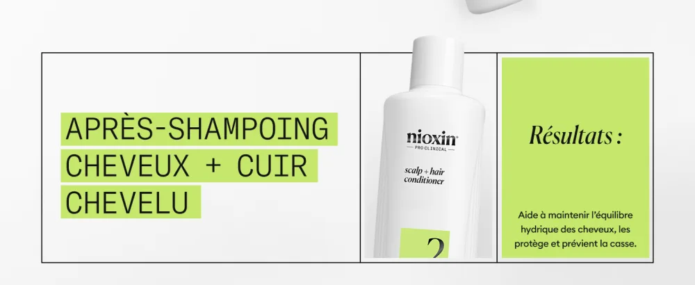 NIOXIN System 2 - pour Cheveux Naturels Chute Avanc e - Kit/Shampoing/Apr s-Shampoing/Soin pour Cuir Chevelu Step 3 Hair Thickener - product information 6