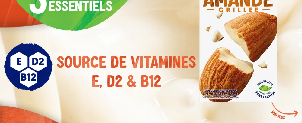 Alpro - Boisson V g tale - Lait d'Amande Grill e Sans Sucres - 1L - Lot de 8x1L - product information 2