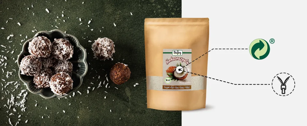 Biojoy Noix de Coco R p e BIO (250 g) s ch e et non grill s Flocons de noix de coco sans additifs - product information 10