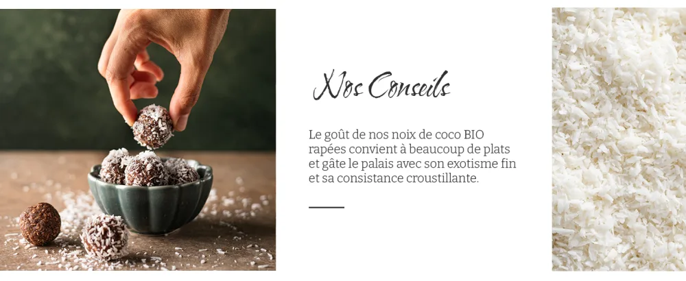 Biojoy Noix de Coco R p e BIO (250 g) s ch e et non grill s Flocons de noix de coco sans additifs - product information 5