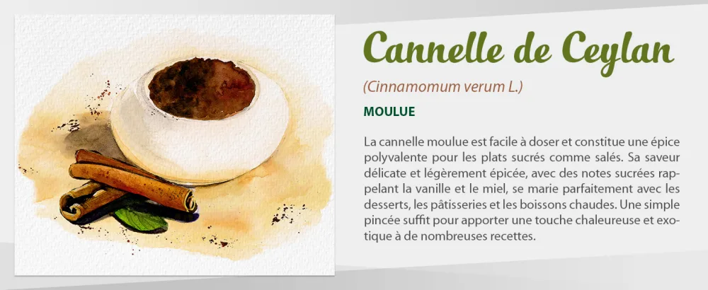 Biojoy Cannelle de Ceylan BIO en poudre (1 kg) sans additifs (Cinnamomum verum L.) - product information 2