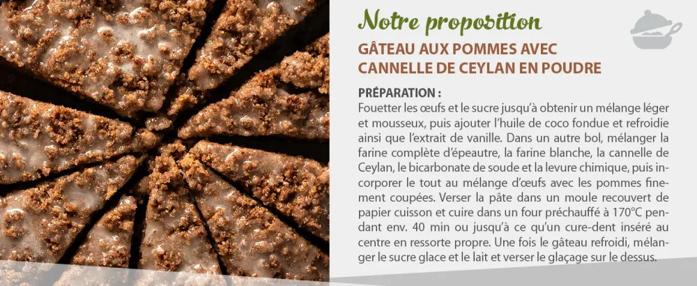 Biojoy Cannelle de Ceylan BIO en poudre (1 kg) sans additifs (Cinnamomum verum L.) - product information 4