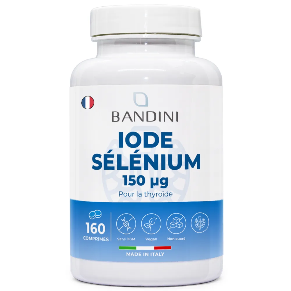 IODE + S L NIUM - 160 Comprim s 225 mcg | Suppl ment Iode + S l nium - Haute absorption | Bandini Pharma - product information 12