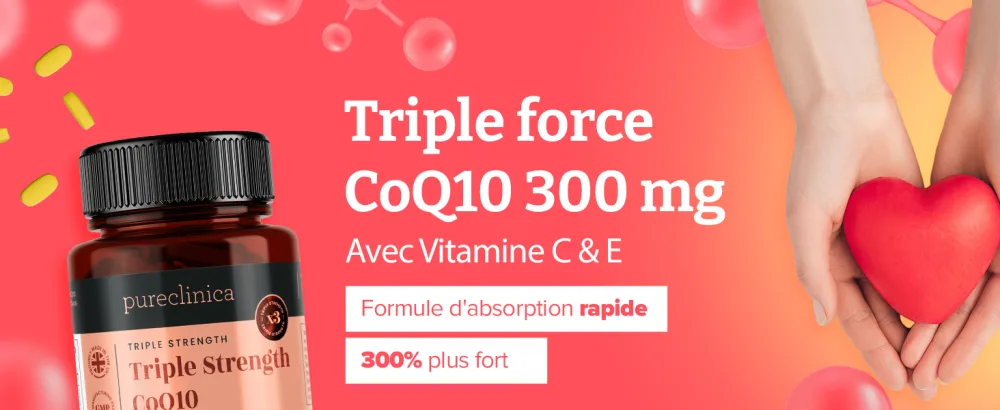 CoQ10 300mg Haute Puissance Triple Force 180 Comprim s (2 x 90) 6 Mois de Cure Avec Vitamines C E & MCT 90 Unit (Lot de 2) - product information 1