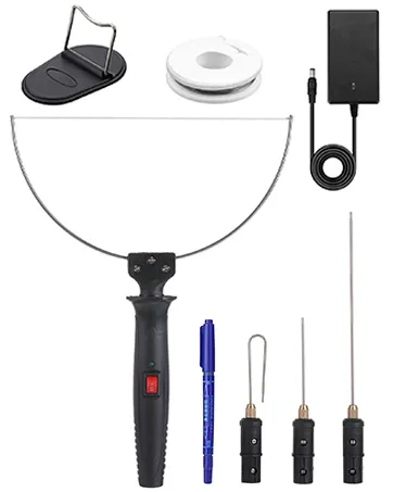 GOCHANGE 3 in 1 Foam Cutter Electric Cutting Machine Pen Tools Kit  100-240V /18W Styrofoam Cutting Pen with Electronic Voltage Transformer Adaptor - product information 6