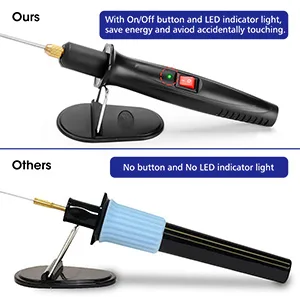 GOCHANGE 3 in 1 Foam Cutter Electric Cutting Machine Pen Tools Kit  100-240V /18W Styrofoam Cutting Pen with Electronic Voltage Transformer Adaptor - SAFE AND SAVE ENERGY