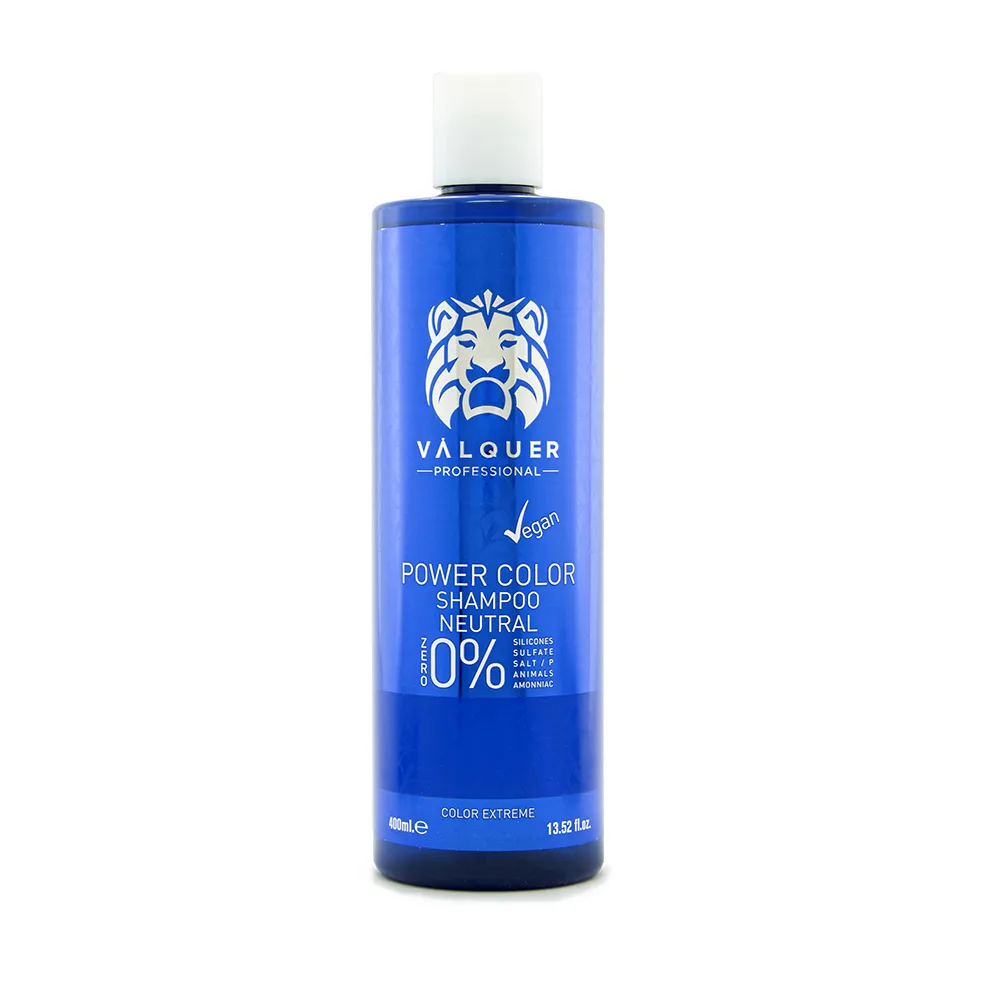 Valquer Professional Shampooing Power Color Cheveux Teints. V g talien et sans Sulfate (Argent) Exhausteur de Couleur pour Cheveux - 400 Ml - product information 8