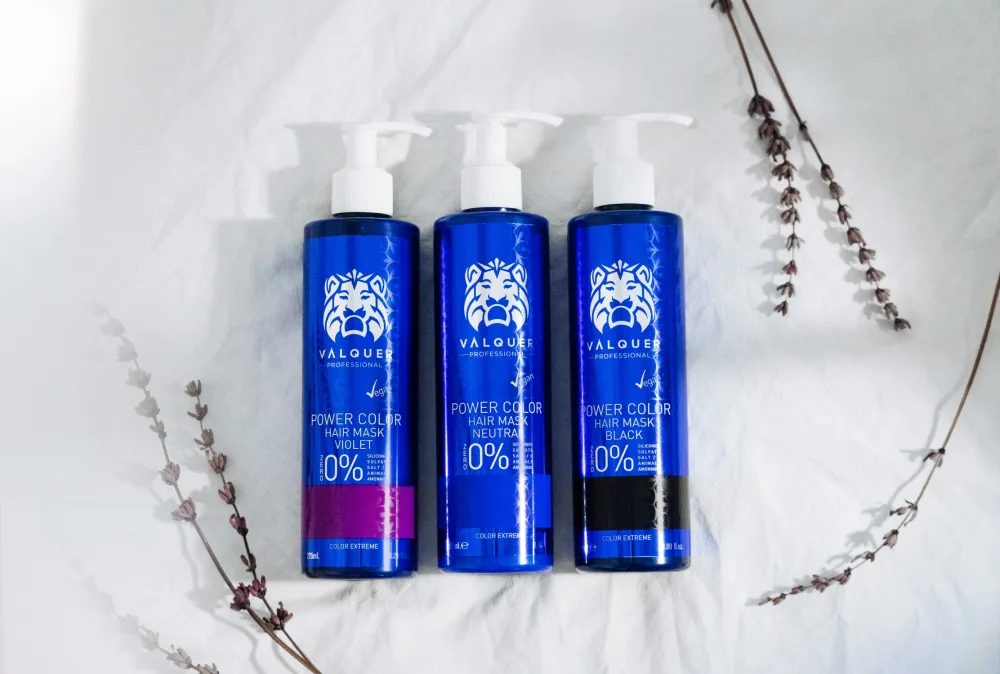 Valquer Professional Masque Power Color Cheveux Teints. V g talien et sans Sulfate (Fuchsia) - 275 Ml - product information 1