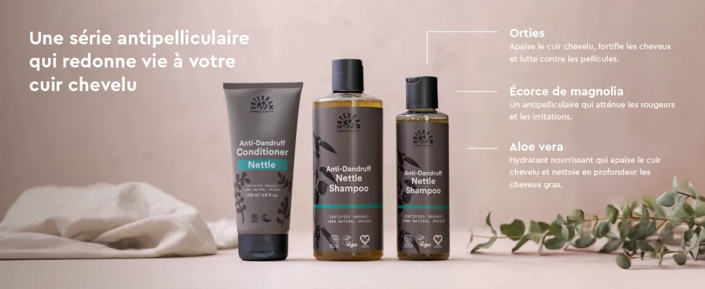 Urtekram Shampooing aux Orties Pellicules Biologique 500 ml (Lot de 1) Parfum aux herbes - product information 6