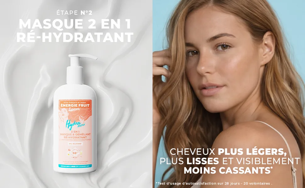 ENERGIE FRUIT | Shampoing sans Sulfate | Mono & Macadamia BIO | Cheveux Secs Abim s | Vegan | 250 ml Aucune 250 ml (Lot de 1) - product information 3
