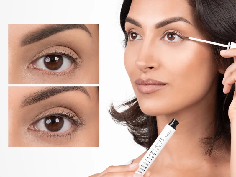 S rum pour cils Nanolash 5ml - serum cils aux peptides conditionneur de cils serum cils croissance s rum pour cils sans hormones - product information 5