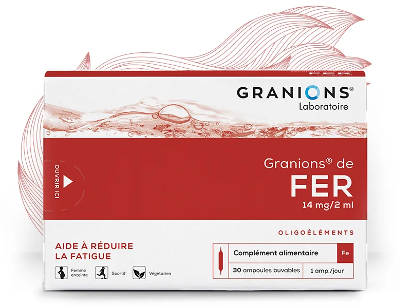 GRANIONS DE FER - 30 ampoules 30 unit (Lot de 1) FER ampoules - product information 2