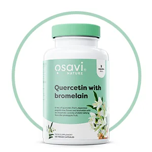Osavi Quercetin with Bromelain - 120 vegan caps - product information 2
