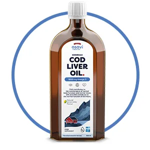 Norwegian Cod Liver Oil 1000mg Omega 3 (Lemon-Mint) - 500 ml. - product information 2