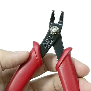 Beaditive Bead Crimping Plier for 2mm & 3mm Beads and Tubes | 5-Inch (Red) - bead crimper feature 3