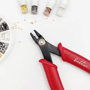 Beaditive Bead Crimping Plier for 2mm & 3mm Beads and Tubes | 5-Inch (Red) - Bead crimper feature2