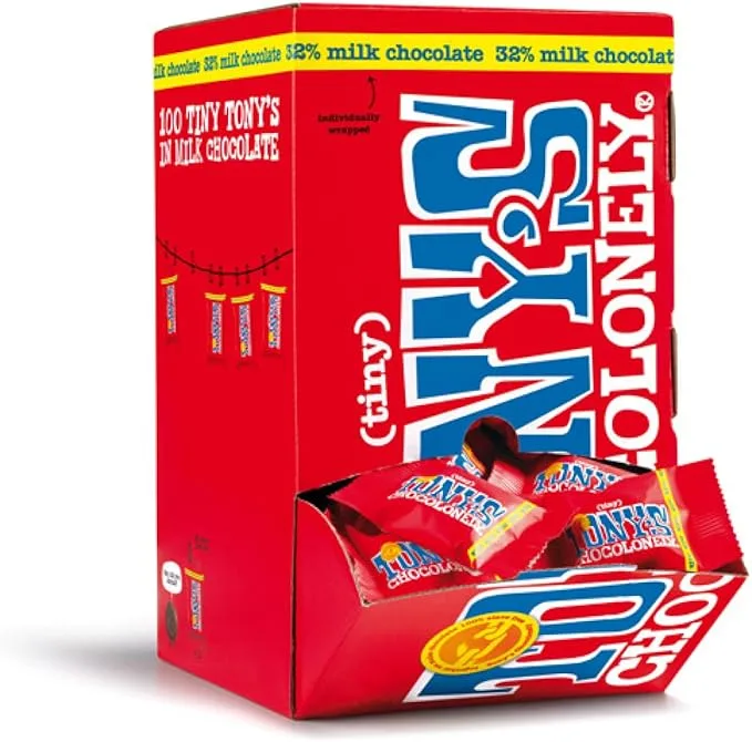 Tony's Chocolonely - Tiny Tony's Milk OOH Pack - 900 grammes - Chocolat quitable Chocolat 100 - product information 3