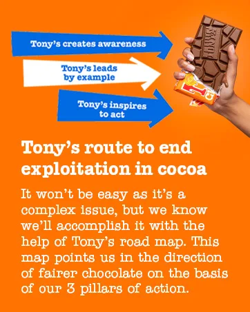 Tony's Chocolonely - Tiny Tony's Milk OOH Pack - 900 grammes - Chocolat quitable Chocolat 100 - product information 5