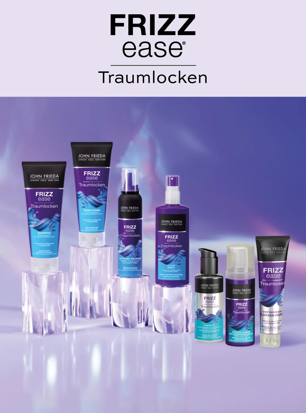 JOHN FRIEDA Frizz Ease Soin D m lant Boucles Couture 25ml (Lot de 2) Banane 250 ml (Lot de 2) - product information 4