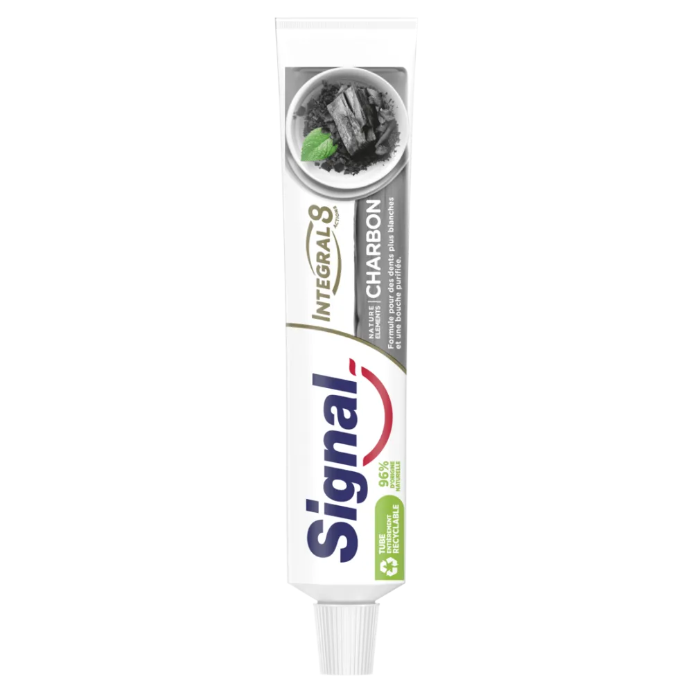 Signal Integral 8 Dentifrice Antibact rien Nature Elements Coco Blancheur Formule Antibact rienne Cliniquement Prouv e 75ml (Lot de 2) - product information 2