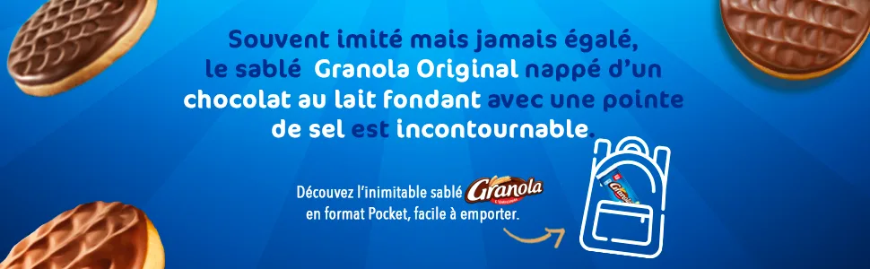 Granola Topping - Brisures de Cookies & P pites de Chocolat - Id al pour Desserts et Glaces - Sachet de 400 g x1 - product information 2