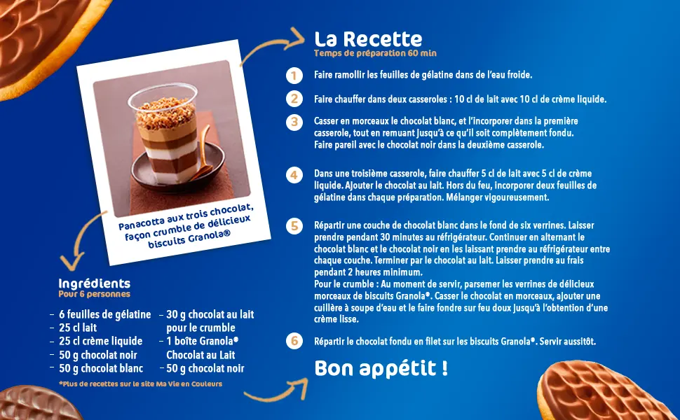 Granola Topping - Brisures de Cookies & P pites de Chocolat - Id al pour Desserts et Glaces - Sachet de 400 g x1 - product information 3