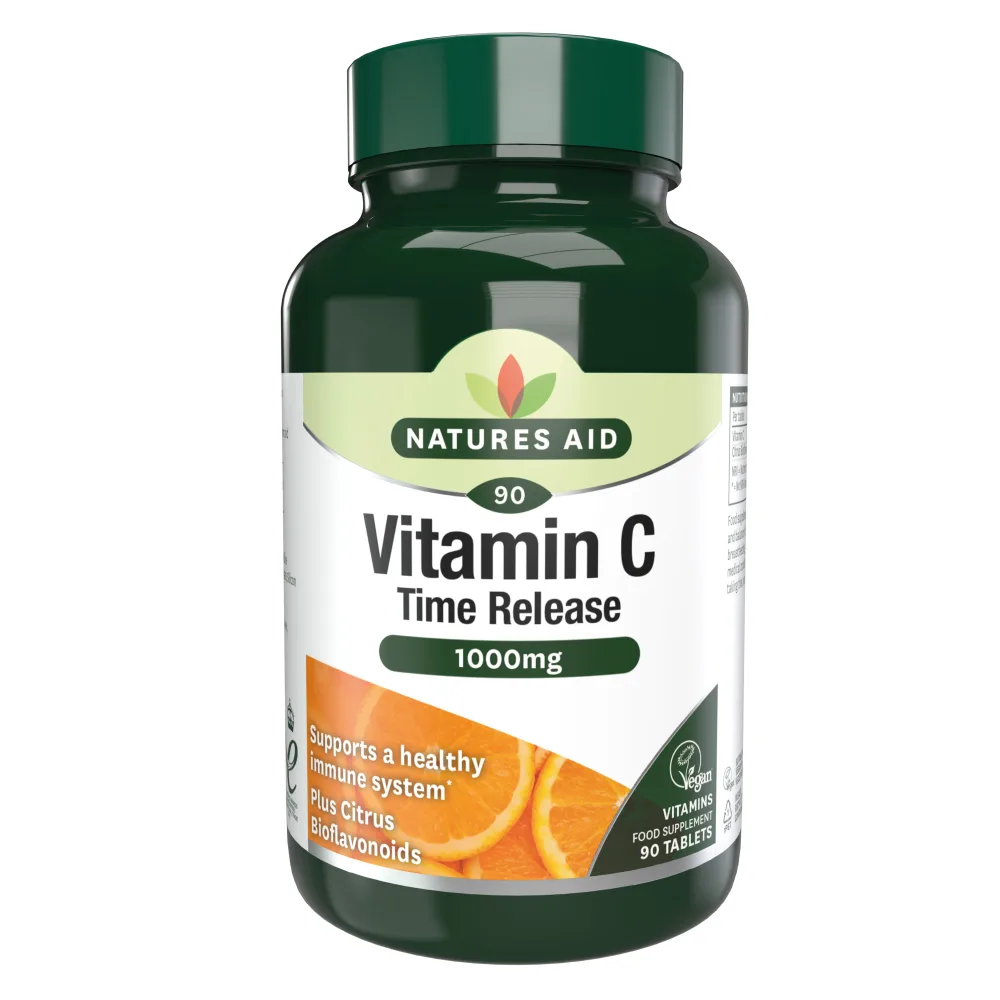 Natures Aid Lot de 90 comprim s d'agrumes lib ration prolong e de vitamine C 1000 mg 90 unit (Lot de 1) - product information 4