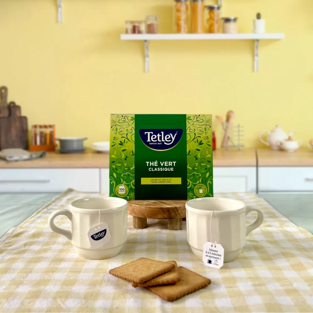 Tetley Th Vert- Bo te de 25 sachets classiques - product information 3