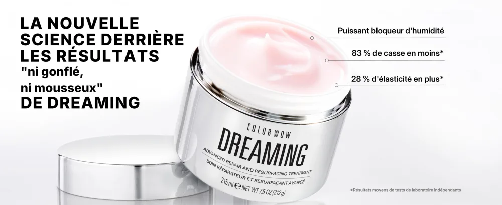 COLOR WOW Dreaming Advanced Repair & Resurfacing Treatment | Soin Coiffant pour Cheveux Secs et Ab m s sans Frisottis | 215 ml - product information 2