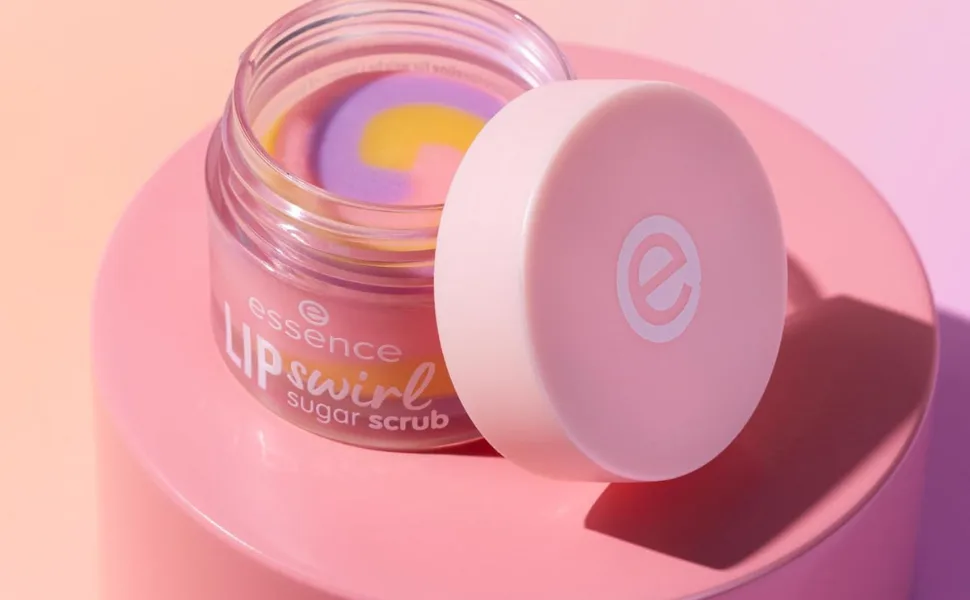 Essence Cosmetics Lip Swirl Sugar Scrub Gommage Protecteur Naturel (8g) - product information 1