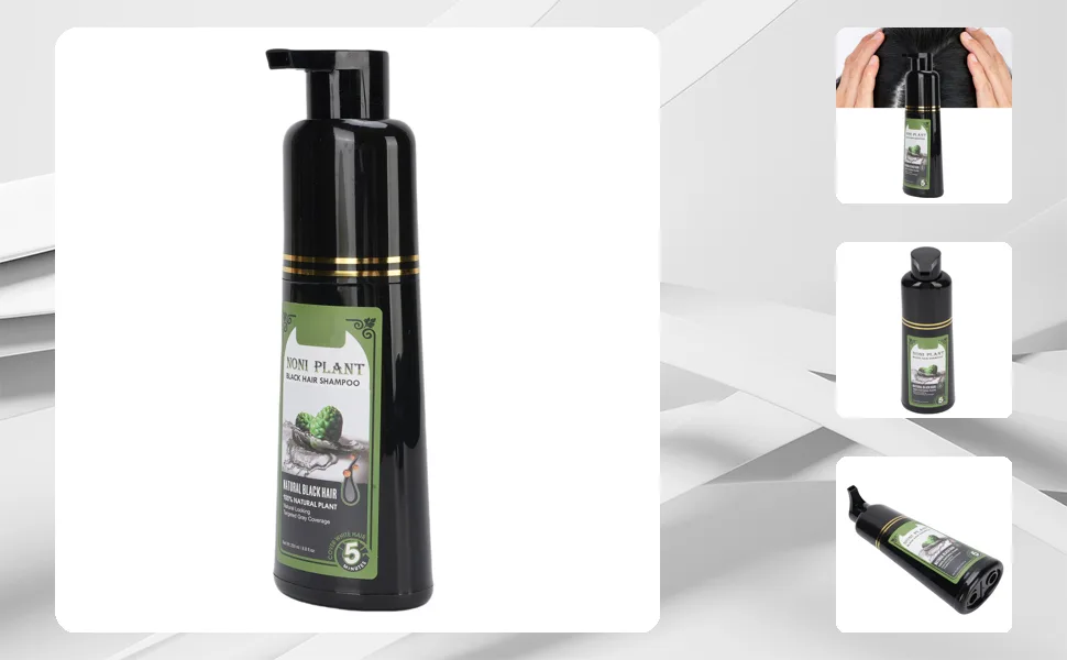 Shampooing de Teinture Cheveux Noire Brillance de Douceur Nourrissante pour les Types de Cheveux 250 Ml - product information 1