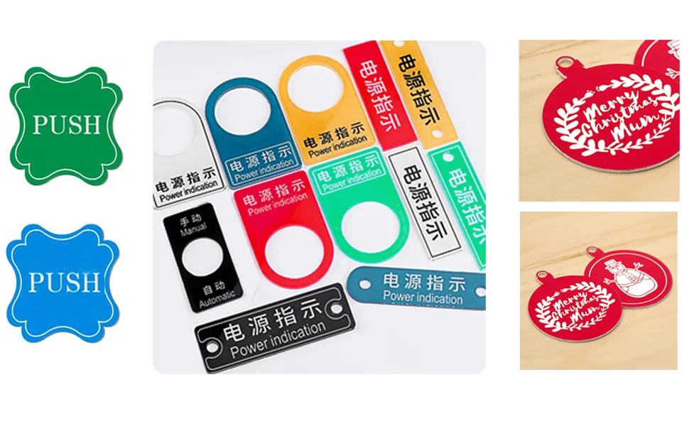 XLNT TECH Engraving Double Color Sheet (7 x 11  x .040   12 Pieces & 12 Colors) for Interior Signs  Badges. 7 x 11 Multi 12 - engraving plastic sample sign