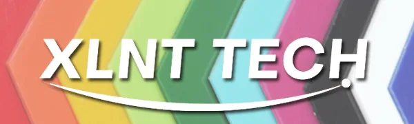 XLNT TECH Engraving Double Color Sheet (7 x 11  x .040   12 Pieces & 12 Colors) for Interior Signs  Badges. 7 x 11 Multi 12 - XLNTTECH LOgo