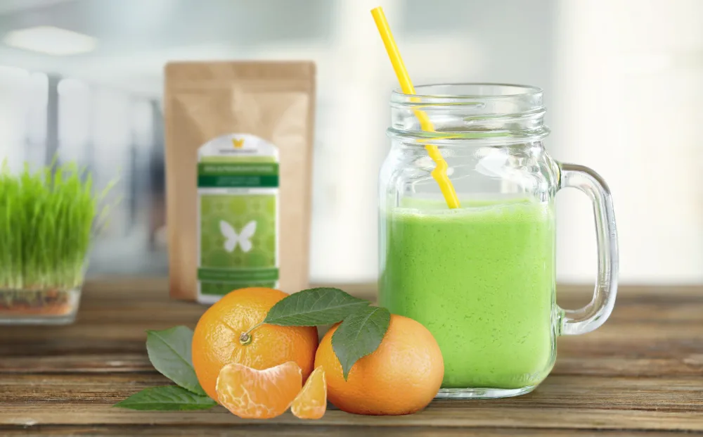 500g de poudre d'herbe d'orge BIO d'ALLEMAGNE qualit crue partir de jeunes herbes sans additifs pour smoothies verts - product information 3