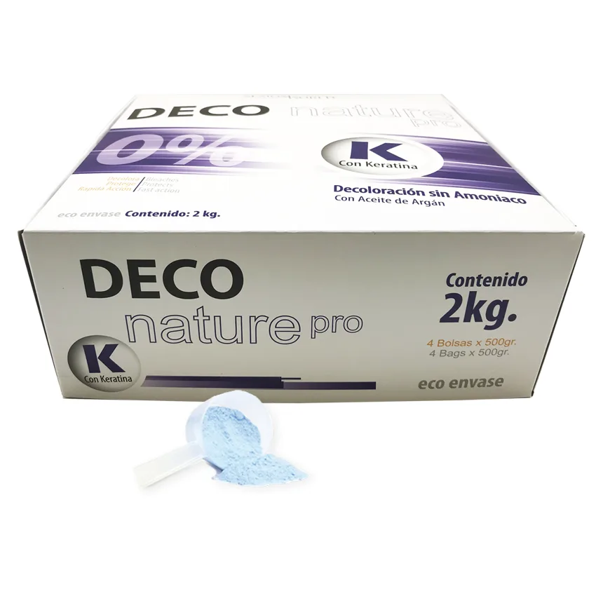 SesioMWorld Deco Nature Pro 0 % D coloration sans ammoniac avec k ratine et argan 500 g - product information 2