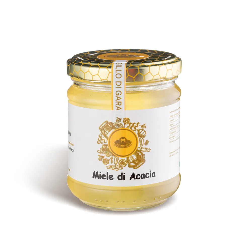 Moretti | Miel artisanal | Fabriqu en Calabre | Essences diverses | Emballage en verre 250g (Agrumes 1) - product information 1