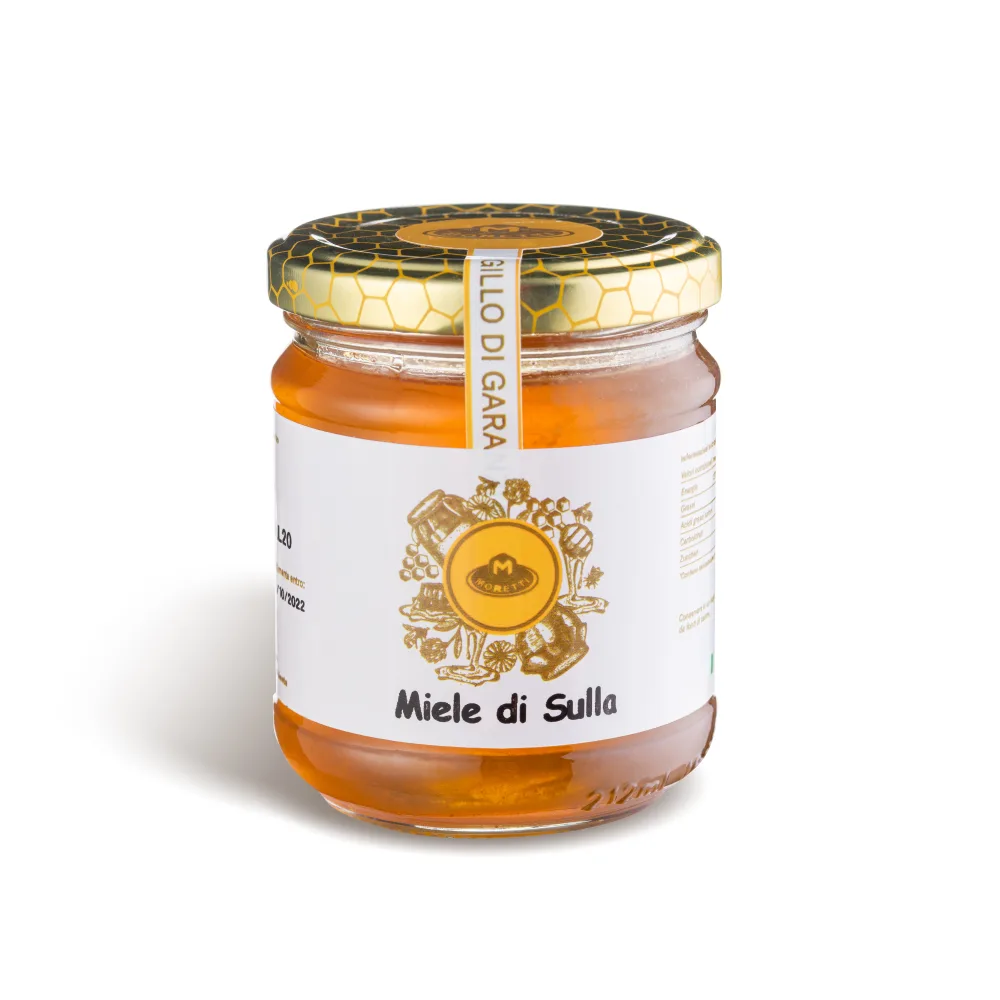 Moretti | Miel artisanal | Fabriqu en Calabre | Essences diverses | Emballage en verre 250g (Agrumes 1) - product information 6