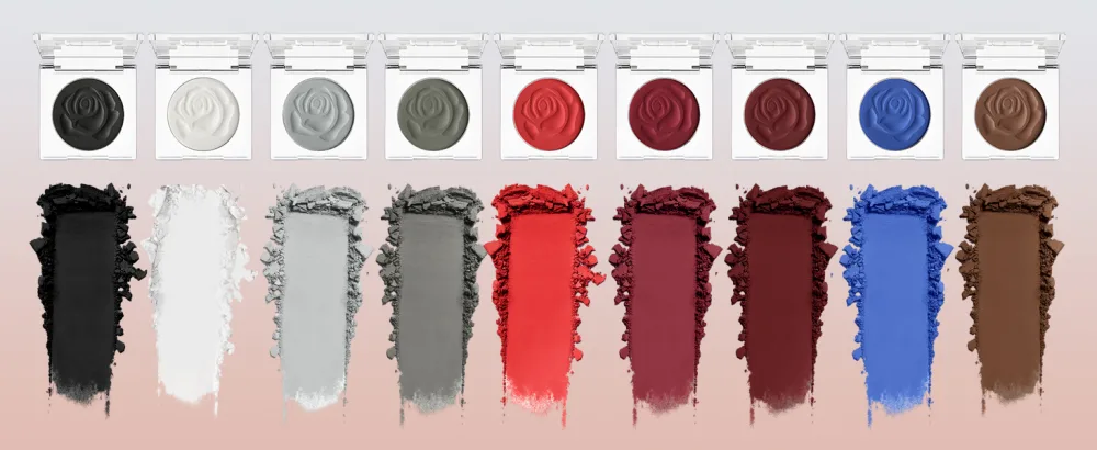 DE'LANCI Palette de fards paupi res Single Pearl Maquillage mat imperm able pigment Ghost Bride v g tal #02 Blanc - product information 10
