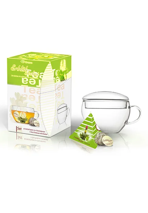 Creano Variation de Fleurs de Th dans le Format Exclusif de Tasse - 8 Fleurs en 4 Vari t s Diff rentes (Th Noir) - product information 1
