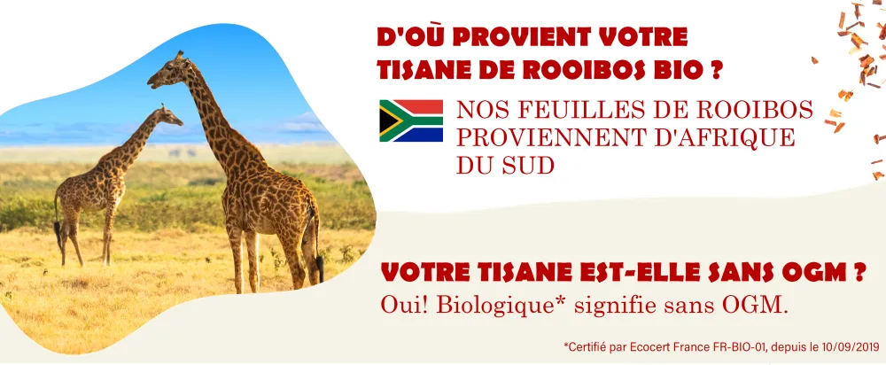 200gr Rooibos Nature BIO Nab r Rooibos Vrac BIO Th Rouge Antioxydant 0% Th ine 0% Caff ine Doux Relaxant - product information 2