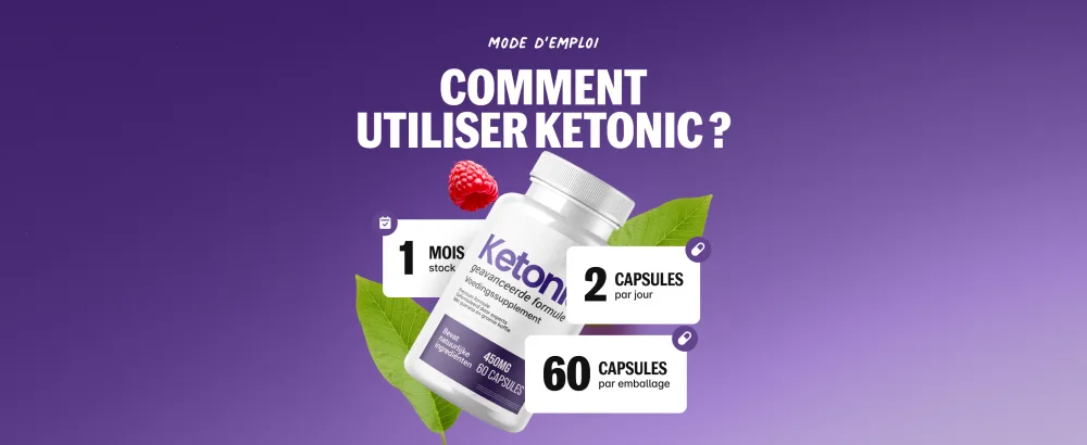 Ketonic Compl ment alimentaire d inspiration v g tale aux plantes actives 450 mg 60 capsules - product information 1
