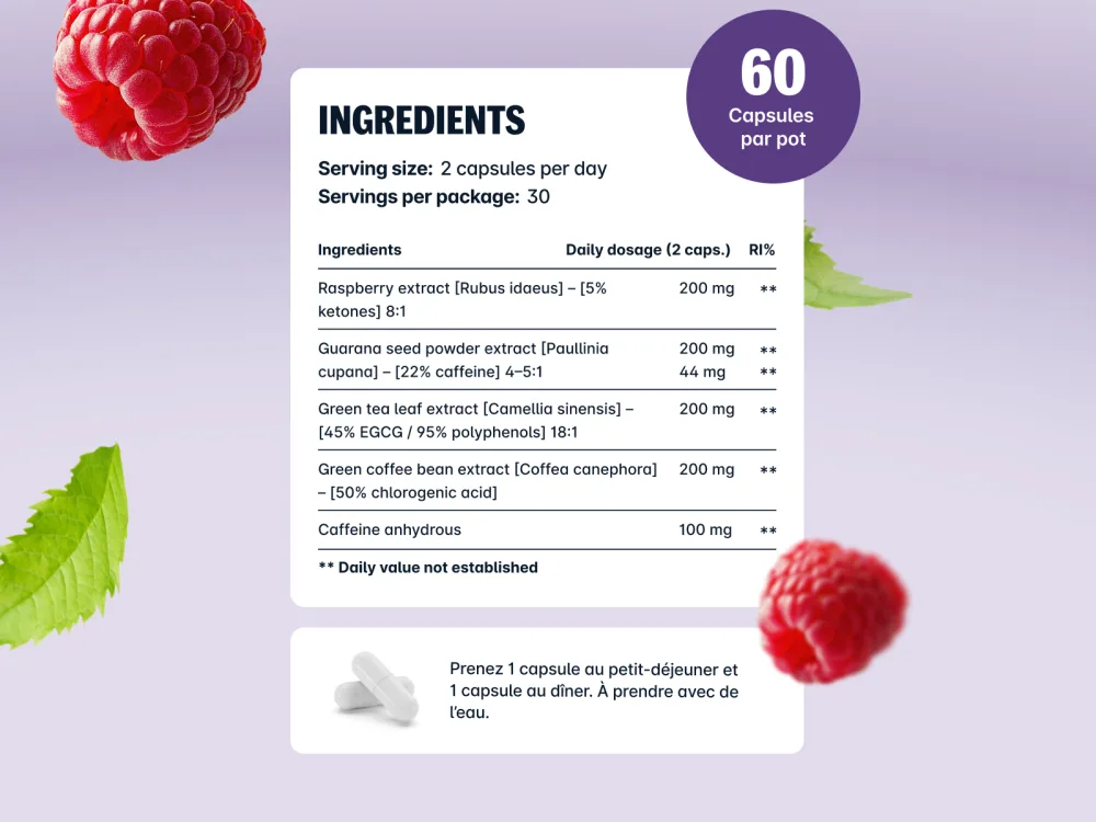 Ketonic Compl ment alimentaire d inspiration v g tale aux plantes actives 450 mg 60 capsules - product information 10
