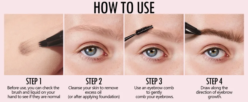 Anglicolor Crayon Sourcils Facile Utiliser Crayon Sourcils Microblading Naturel Brosse Sourcils S chage Rapide Longue Tenue 24 heures Polyvalent ((02tawny brown)) - product information 3