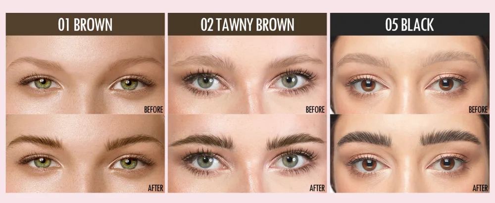 Anglicolor Crayon Sourcils Facile Utiliser Crayon Sourcils Microblading Naturel Brosse Sourcils S chage Rapide Longue Tenue 24 heures Polyvalent ((02tawny brown)) - product information 5