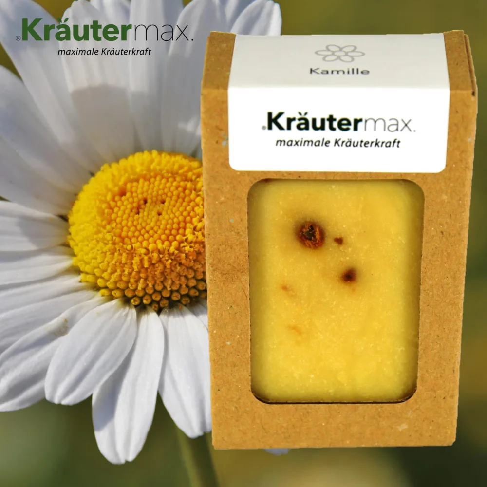 Savon la camomille Savon l'huile v g tale l'extrait de fleur de camomille pour le visage et le corps 1 x 100 g - product information 3