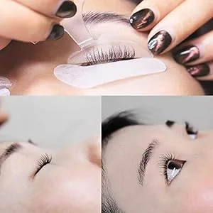 12pcs Silicone Eyelash Perming Curler  Lash Lift Rods Makeup Beauty Tool Makeup Utensil Reusable Lash Lifting Shield Pads Supplies - product information 2