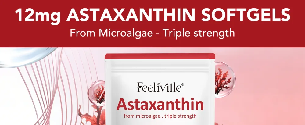 Astaxanthine Astaxanthine 12 mg 120 G lules pour 4 Mois | Compl ment Antioxydant Premium | Source de Microalgues Fra ches | Triple Concentration Faciles Avaler - product information 1