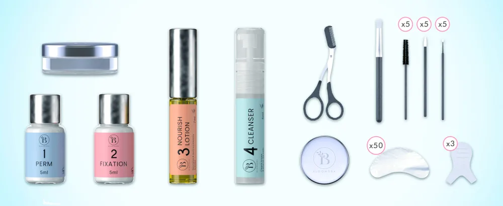 Brow Lift Kit Sourcil Brow Lamination Kit Dur e de 6-8 semaines 15 Applications DIY Sourcils avec Instructions S r et Efficace - BK1 - product information 2