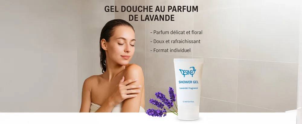 Pack de 50 gels Douche 30ml Parfum Lavande Savon pour h tel et etablissements Professionnels - product information 1